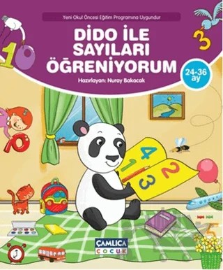 Dido ile Sayıları Öğreniyorum – Nuray Bakacak – Çamlıca Çocuk Yayınları kitap kapağı