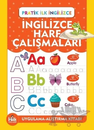 İngilizce Harf Çalışmaları – Ferhat Çınar – Mor Kelebek kitap kapağı