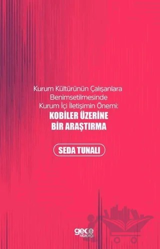 Kobiler Üzerine Bir Araştırma – Seda Tunalı – Gece Kitaplığı kitap kapağı