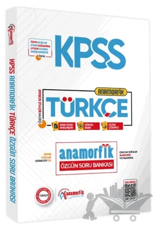2026 KPSS Yeni Sistem Türkçe Tek Kitap Anamorfik Özgün Soru Bankası Konu Konu Dijital Çözümlü – Kolektif – Anamorfik Yayınları kitap kapağı
