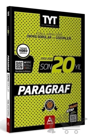 TYT Paragraf Son 20 Yıl Konularına Göre Çıkmış Sorular ve Çözümleri – Kolektif – A Yayınları kitap kapağı