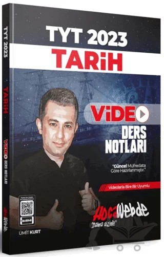 2023 TYT Tarih Video Ders – Ümit Kurt – HocaWebde Yayınları kitap kapağı