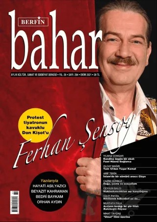 Berfin Bahar Aylık Kültür Sanat ve Edebiyat Dergisi Sayı: 284 Ekim 2021 – Berfin Bahar Dergisi kitap kapağı
