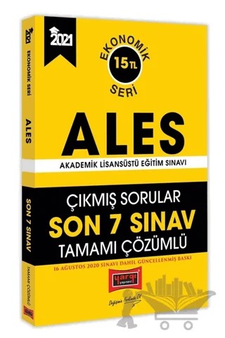 2021 ALES Çıkmış Sorular Son 7 Sınav Çözümlü Ekonomik Seri – Kolektif – Yargı Yayınevi kitap kapağı