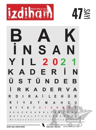İzdiham Dergisi Sayı: 47 Aralık 2020 - Ocak 2021 – İzdiham Dergisi kitap kapağı