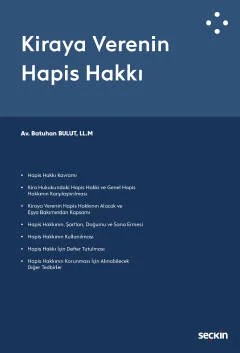 Kiraya Verenin Hapis Hakkı – Batuhan Bulut – Seçkin Yayıncılık kitap kapağı