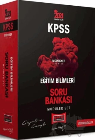 2021 KPSS Eğitim Bilimleri Çözümlü ve Cevaplı Modüler Soru Bankası Seti Mürekkep Serisi – Kolektif – Yargı Yayınevi kitap kapağı