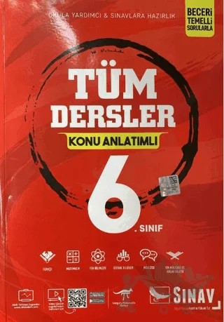 6. Sınıf Tüm Dersler Konu Anlatımlı – Kolektif – Sınav Yayınları kitap kapağı