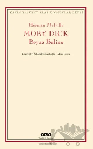 Moby Dick – Herman Melvılle – Yapı Kredi Yayınları kitap kapağı
