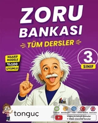 3. Sınıf Tüm Dersler Zoru Bankası – Kolektif – Tonguç Akademi kitap kapağı