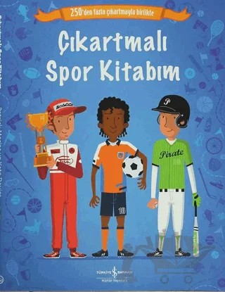 Çıkartmalı Spor Kitabım – Kate Davies – İş Bankası Kültür Yayınları kitap kapağı