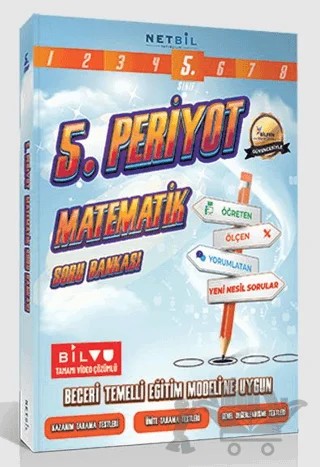 5. Sınıf Matematik Periyot Soru Bankası – Kolektif – Netbil Yayıncılık kitap kapağı