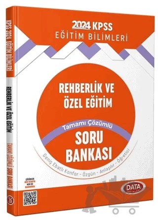 2024 KPSS Eğitim Bilimleri Rehberlik ve Özel Eğitim Tamamı Çözümlü Soru Bankası – Kolektif – Data Yayınları kitap kapağı