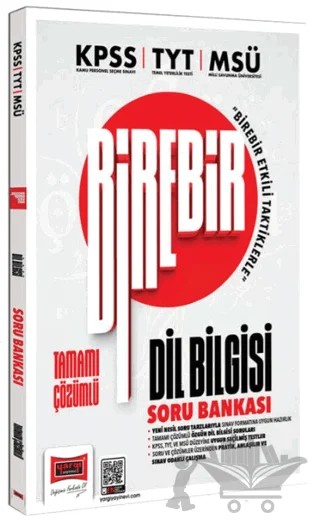 KPSS TYT MSÜ Birebir Tamamı Çözümlü Dil Bilgisi Soru Bankası – Kolektif – Yargı Yayınevi kitap kapağı