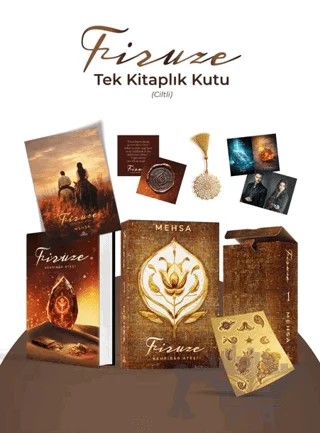 Firuze 1: Kehribar Ateşi – Tek Kitaplık Kutu – Mehsa – Ephesus Yayınları kitap kapağı