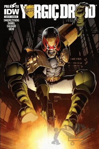 Yargıç Dredd Sayı: 7 - Kapak B – Presstij Kitap kitap kapağı