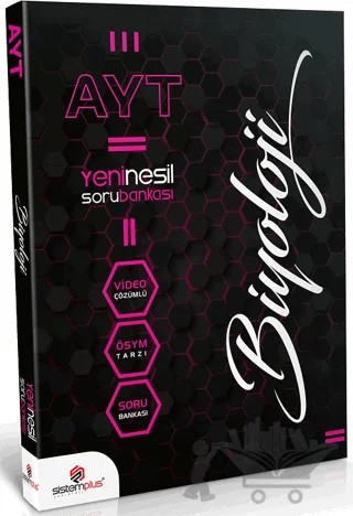 AYT Biyoloji Video Konu Anlatım ve Çözümlü Soru Bankası – Süleyman Kırbaz – Sistem Plus Yayınları kitap kapağı