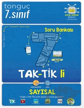 7. Sınıf Taktikli Sayısal Soru Bankası – Kolektif – Tonguç Akademi kitap kapağı