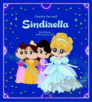 Sindirella – Charles Perrault – Ren Çocuk kitap kapağı