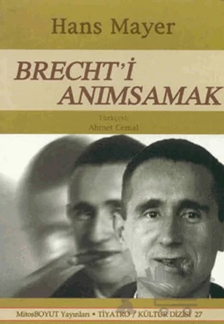 Brecht’i Anımsamak – Hans Mayer – Mitos Boyut Yayınları kitap kapağı