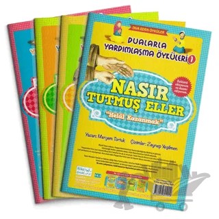 Dualarla Yardımlaşma Öyküleri - 4 Kitap – Meryem Tortuk – Rika Çocuk kitap kapağı