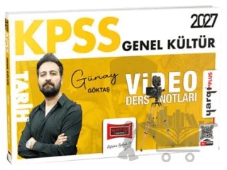 2027 KPSS Genel Kültür Tarih Video Ders Notları – Günay Göktaş – Yargı Yayınevi kitap kapağı
