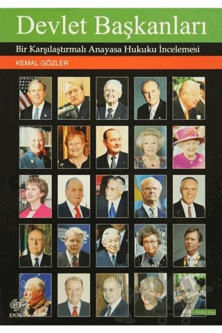 Devlet Başkanları – Kemal Gözler – Ekin Basım Yayın kitap kapağı