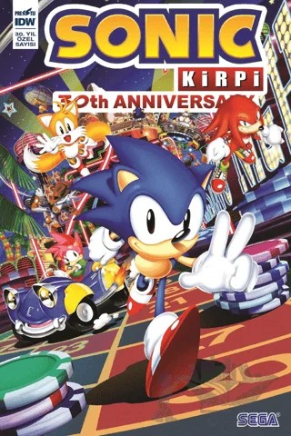 Kirpi Sonic 30. Yıl Özel – Ian Flynn – Presstij Kitap kitap kapağı