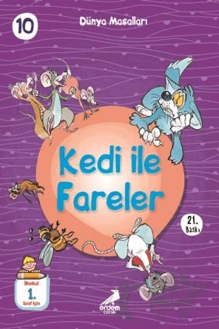 Kedi İle Fareler – Serdar Canaslan – Erdem Çocuk kitap kapağı