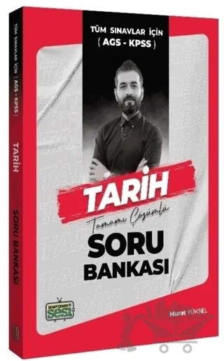Sınıfçının Sesi KPSS MEB-AGS Tarih Soru Bankası Çözümlü – Murat Yüksel – Sınıfçının Sesi TV kitap kapağı