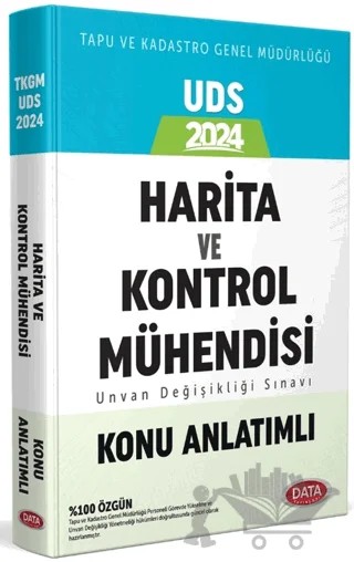 Tapu ve Kadastro Genel Müdürlüğü Harita ve Kontrol Mühendisi UDS Konu Anlatımlı – Kolektif – Data Yayınları kitap kapağı