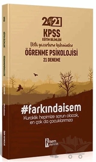 2021 KPSS Eğitim Bilimleri Öğrenme Psikolojisi 21 Deneme – Ömer Ekici – İSEM Yayıncılık kitap kapağı