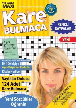 Maxi Kare Bulmaca 20 – Bertan Kodamanoğlu – Maxi Yayıncılık kitap kapağı