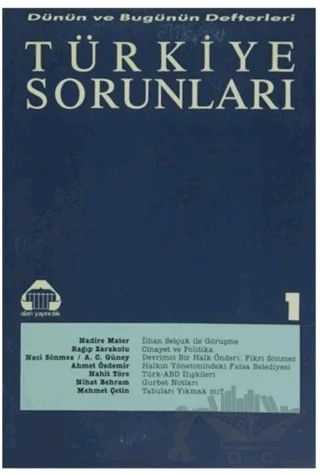 Dünün ve Bugünün Defterleri Türkiye Sorunları Dizisi 5 Sayı:1 – Alan Yayıncılık kitap kapağı
