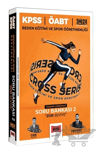 2024 ÖABT Beden Eğitimi ve Spor Öğretmenliği Cross Serisi "Zor Seviye" Soru Bankası 2 – Can Nakip – Yargı Yayınevi kitap kapağı