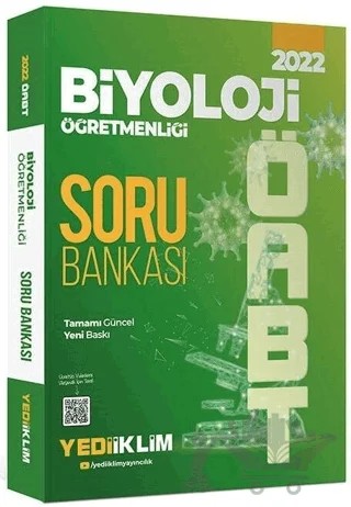 2022 ÖABT Biyoloji Öğretmenliği Soru Bankası – Kolektif – Yediiklim Yayınları kitap kapağı