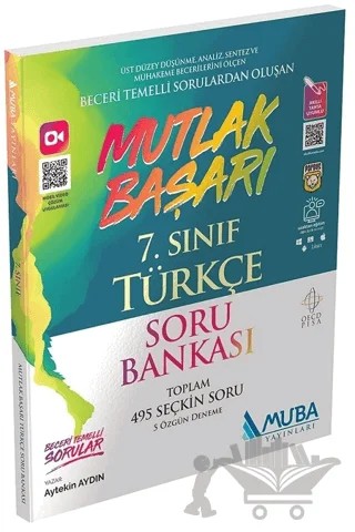 7. Sınıf Türkçe Mutlak Başarı Soru Bankası – Aytekin Aydın – Muba Yayınları kitap kapağı