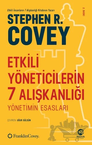 Etkili Yöneticilerin 7 Alışkanlığı – Stephen R. Covey – Nova Kitap kitap kapağı