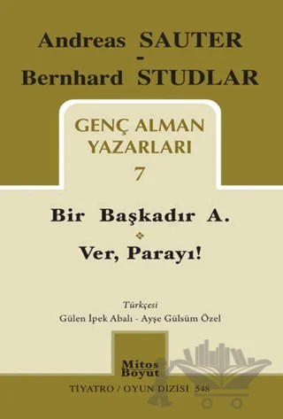Genç Alman Yazarları 7 – Andreas Sauter, Bernhard Studlar – Mitos Boyut Yayınları kitap kapağı