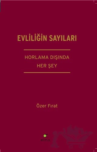 Evliliğin Sayıları – Özer Fırat – ELMA Yayınevi kitap kapağı