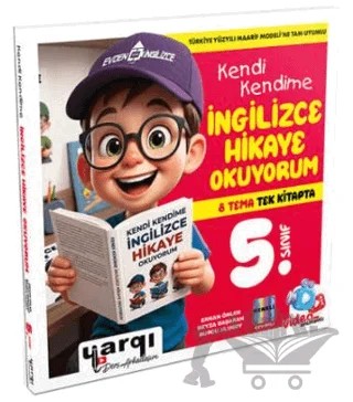 5. Sınıf Kendi Kendime İngilizce Hikaye Okuyorum 8 Tema Tek Kitapta – Erkan Önler – Yargı Ders Arkadaşım kitap kapağı