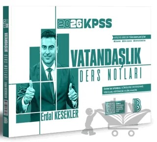 2026 KPSS Vatandaşlık Ders Notları – Erdal Kesekler – Benim Hocam Yayınları kitap kapağı