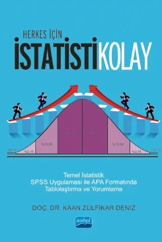 Herkes için İSTATİSTİKolay - Renkli Anlatım – Kaan Zülfikar Deniz – Nobel Akademik Yayıncılık kitap kapağı