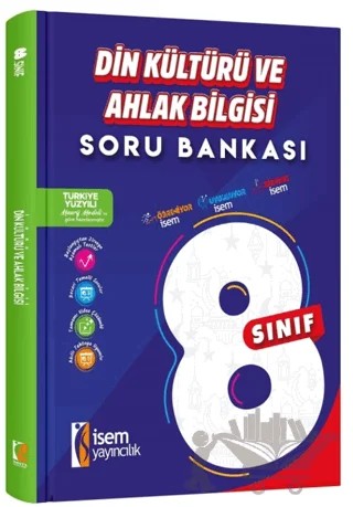 8. Sınıf Din Kültürü ve Ahlak Bilgisi Soru Bankası – Kolektif – İSEM Yayıncılık kitap kapağı