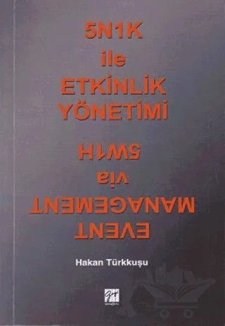 5N1K ile Etkinlik Yönetimi – Hakan Türkkuşu – Gazi Kitabevi kitap kapağı