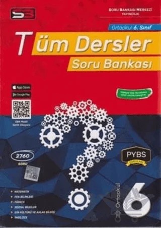 Ortaokul 6. Sınıf Tüm Dersler Soru Bankası – Kolektif – SBM Yayıncılık kitap kapağı