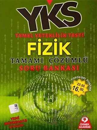 YKS-TYT Fizik Tamamı Çözümlü Soru Bankası – Kolektif – Örnek Akademi kitap kapağı