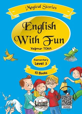 English With Fun Level 3 - 10 Kitap – Yağmur Toka – Living English Dictionary kitap kapağı