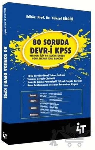 80 Soruda Devr-i KPSS – Yüksel Bilgili – 4T Yayınları kitap kapağı