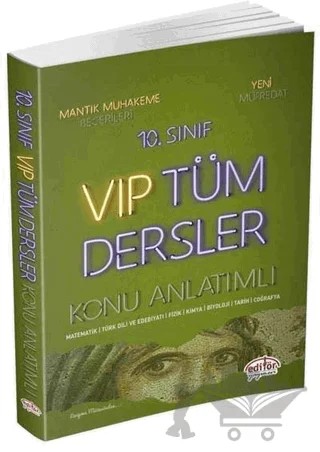 10. Sınıf VİP Tüm Dersler Konu Anlatımlı – Kolektif – Editör Yayınevi kitap kapağı